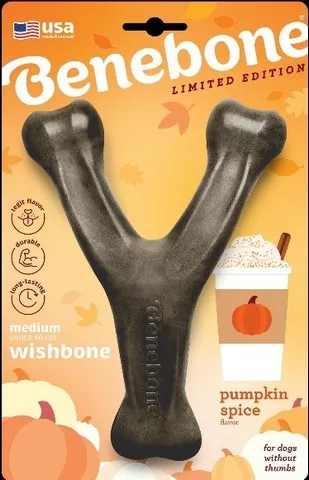 1ea Benebone Wishbone Pumpkin Spice Medium - Items on Sale Now